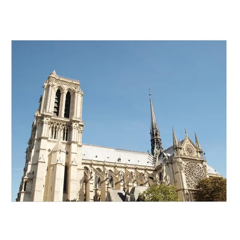 

5D Full Diamond Painting Embroidered Notre Dame Pattern Rhinestone Wall Painting Decoration Handmade DIY Pendant For Bedroom