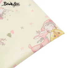 Booksew хлопок саржевая ткань для милых девочек Tissu Tecido швейная ткань для шитья DIY простыня для детской лоскутной куклы ремесло Tela CM