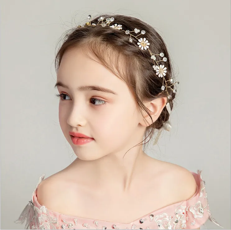 Baby Hairband Crystal Tiara Kid Girl Bridal Rhinestone Princess Crown Party Accessiories Prom Headwear | Детская одежда и обувь