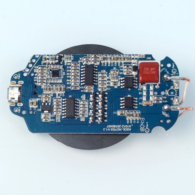 

VEEAII 10w Qi Wireless Charger PCBA Circuit Board Coil Wireless Charging pad DIY Micro USB Port for Samsung S9 S8 S7 S3 i9300