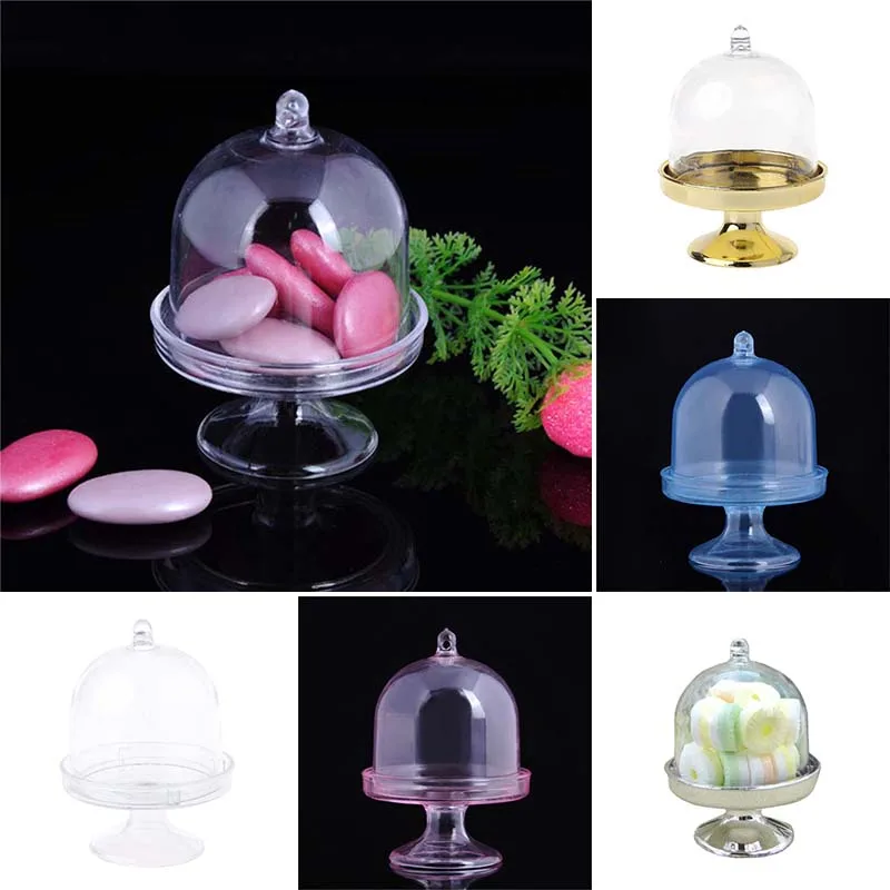 

24PCS Plastic Tray Stand Candy Box Plastic Wedding Birthday Party Quality
