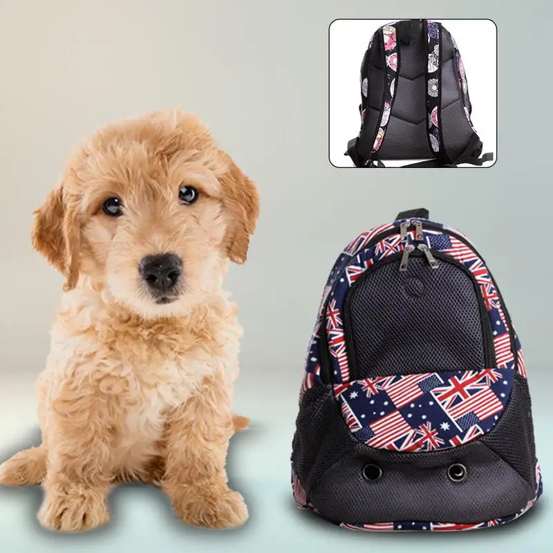 Переносные рюкзаки для собак на открытом воздухе, для путешествий, для грудной клетки, дышащие прочные рюкзаки, снижают давление на плечи