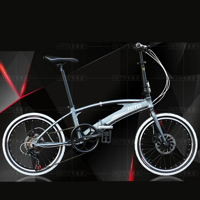 Perfect New Brand 20/22 Inch Wheel Aluminum Alloy Frame Double Tube Folding Bike Outdoor Bmx Bicicletas Disc Brake Bicycle 4