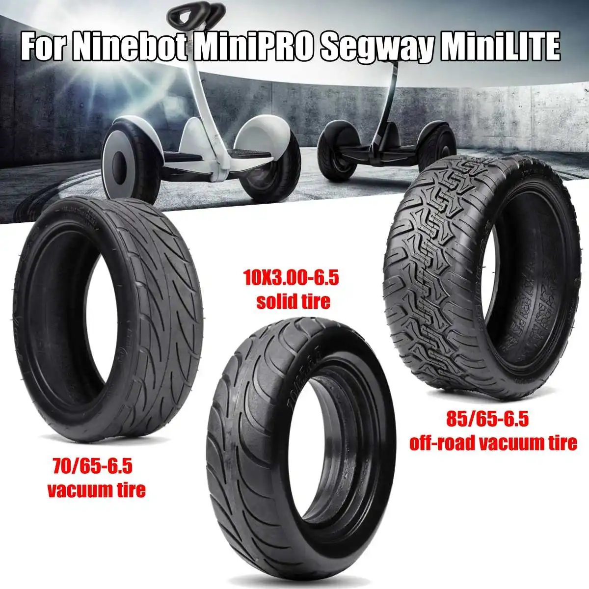 

Ninebot MiniPRO Scooter Off Road Tire Tubeless Tyre for Segway MiniLITE Scooter