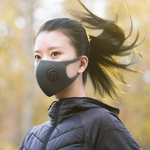 

Smartmi 3 PCS Filter Mask Block 97% PM 2.5 with Ventilating Valve Long-lasting TPU Material Filter Mask Anti-Fog Mouth Mask