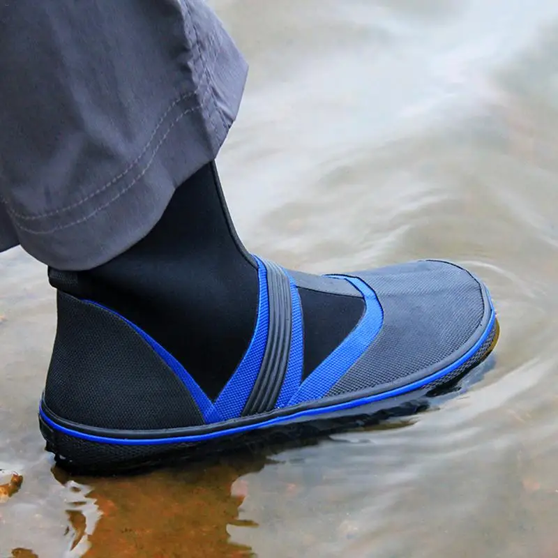 

Fishing Shoes Sea Water Nail Shoes Rain Boots Non-slip Felt Bottom Fishing Shoes Gear for Men Women