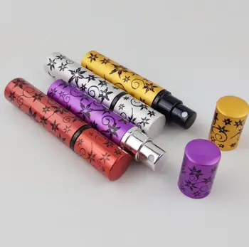

fashion 8ml Portable Mini Empty Perfume Atomizer Bottle Pump Spray Case Airless Pump Bottles 500pcs