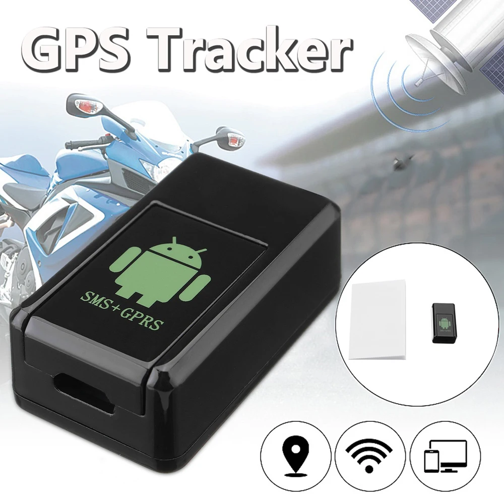 Мини gps трекер в режиме реального времени GF-08 Автомобильный gps локатор SMS/GSM/GPRS сетевой трекер GSM прослушивающее устройство с голосовым активированным адаптером