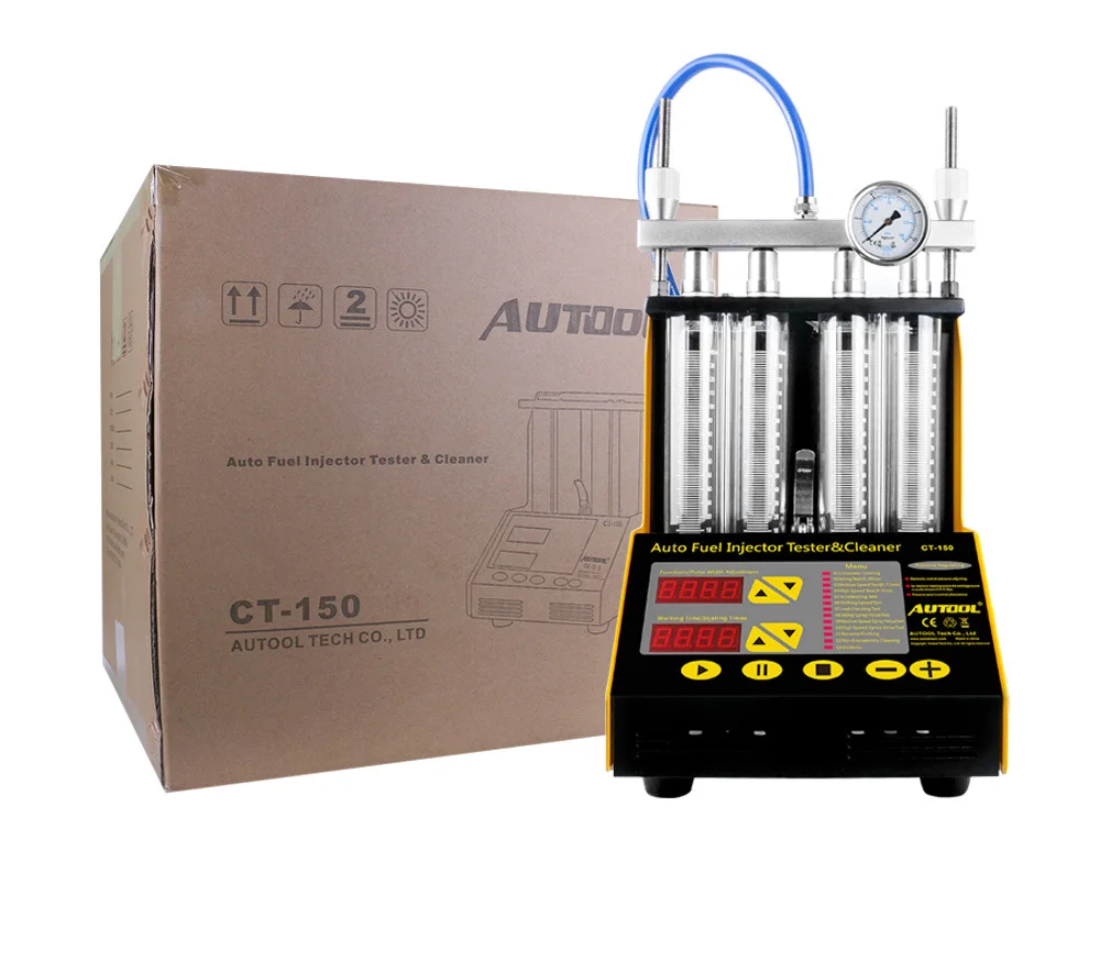 Original AUTOOL CT150 Car Fuel Injector Cleaning Test Machine