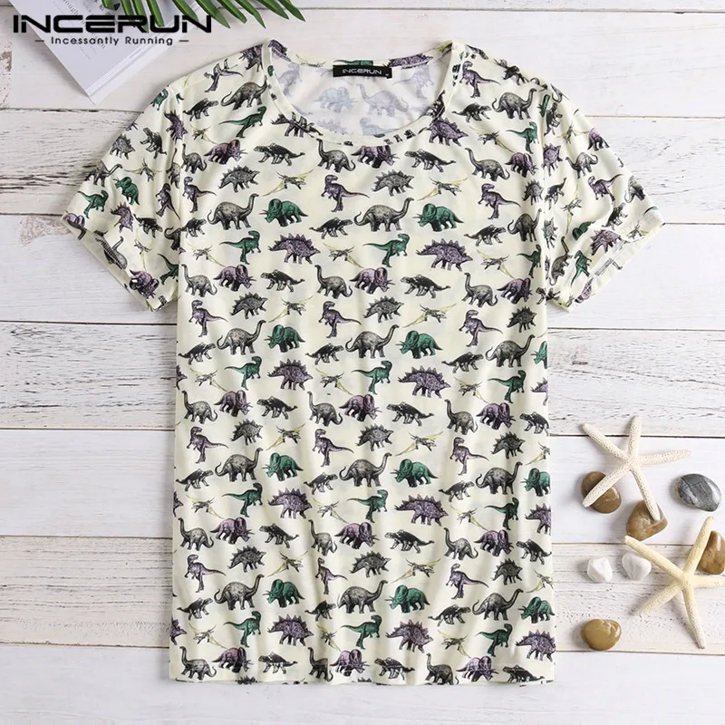 

Tropical Brand 2019 Masculina Tee Hawaiian T-shirt Casual Shirt Men T Shirt Crew Neck Loose Short Sleeve Tops Beach 5XL Camisa