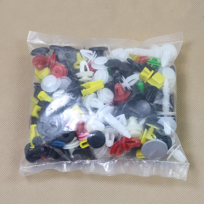 

200/500pcs Set Car Plastic Rivet Bumper Fender Retainer Fastener Mud Flaps Push Fit for many Brand Vehicles