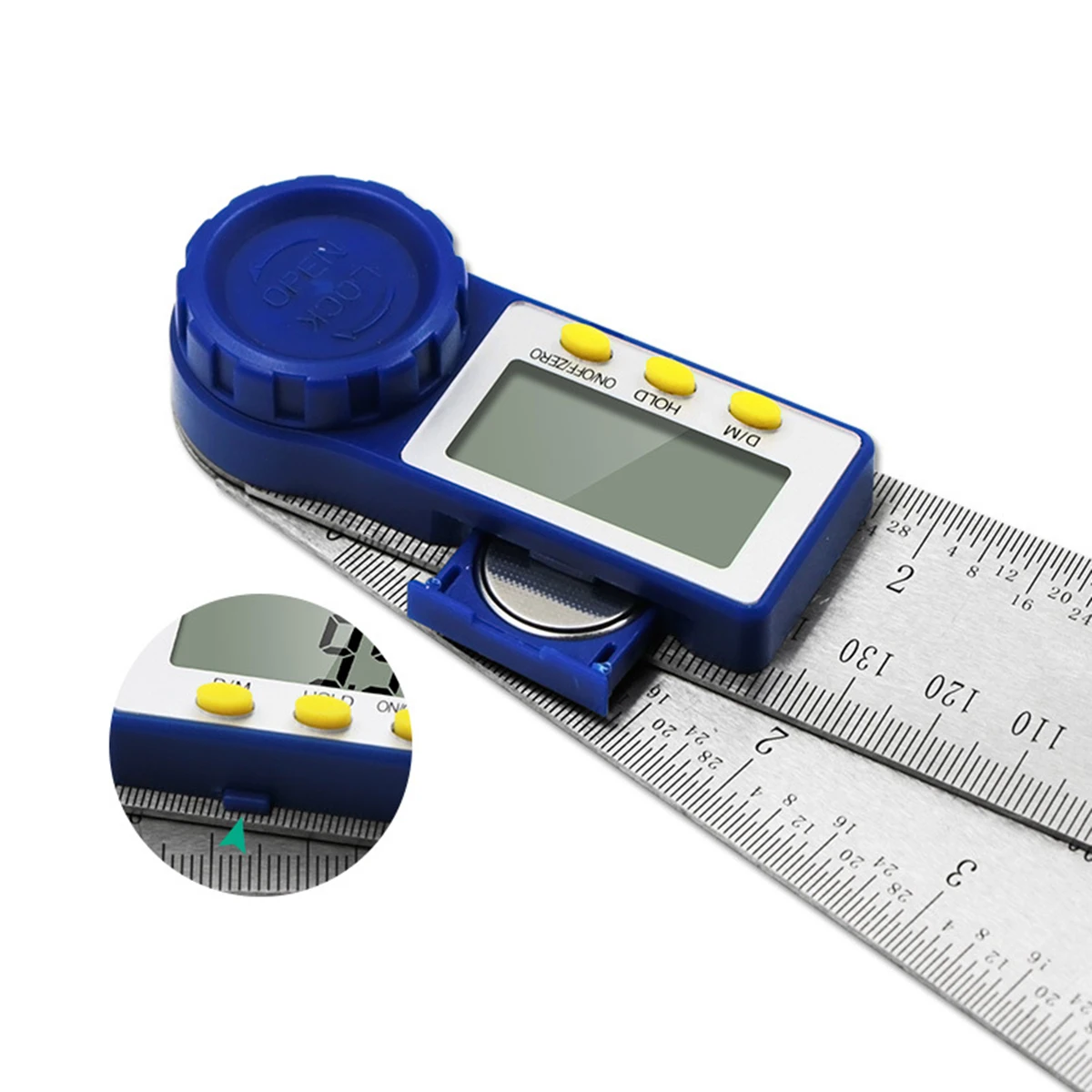  Meter Gauge Ruler Digital Goniometer Angle Finder 2In1 Rulers Electronic Protractor With Large LCD 