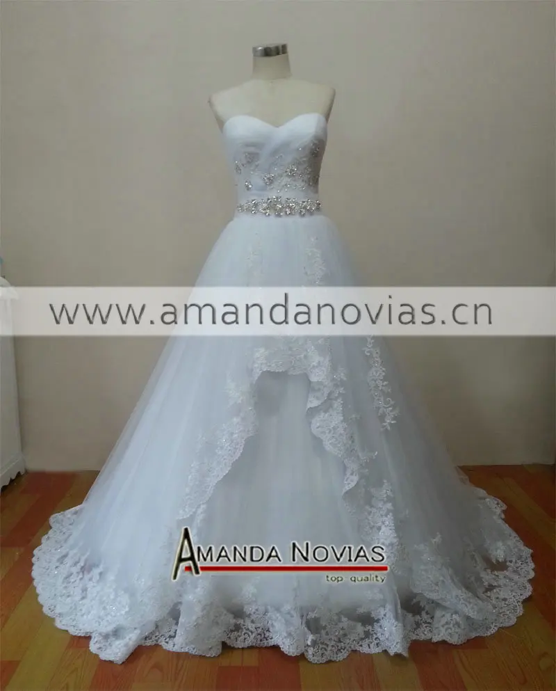 Лидер продаж Новые поступления Amanda невесты дизайнер настоящая Свадьба подготовка к свадьбе платье