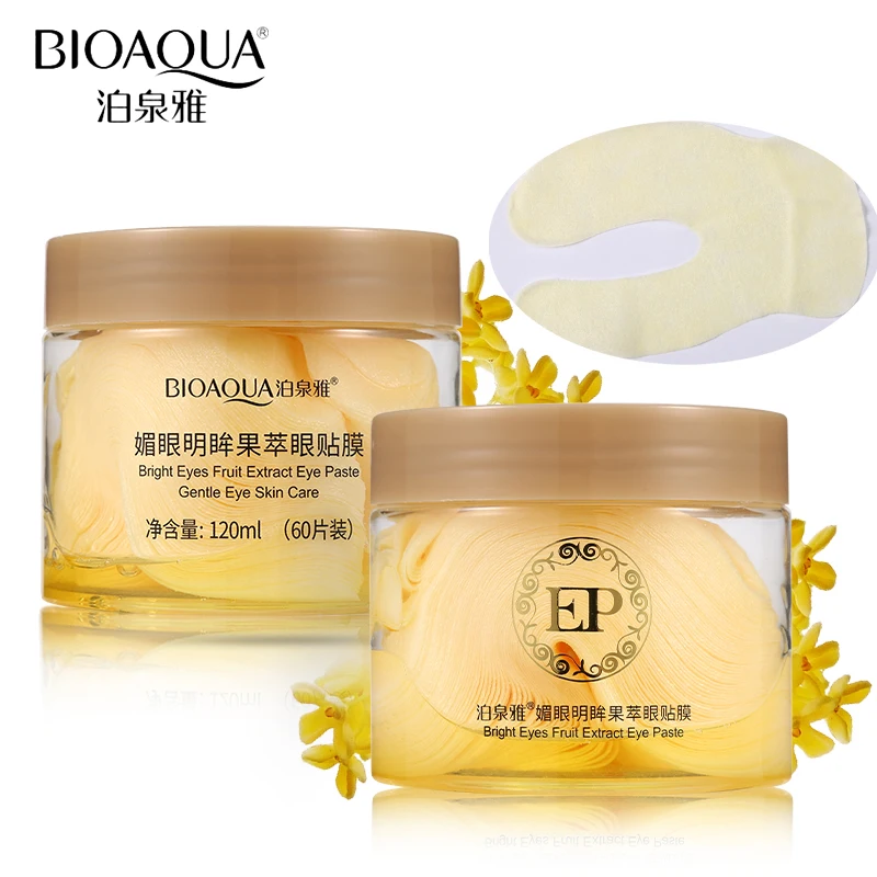 

BIOAQUA Eye Mask Lemon Extract Essence Moisturizing Anti-wrinkle Remover Dark Circles Eye Bag Eye Patch Eyes Skin Care 60 Pcs
