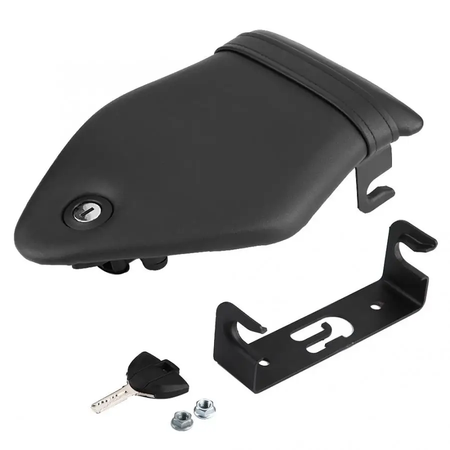 

Motorcycle Rear Passenger Seat Pillion Cushion & Lock Kit Leather for BMW S1000RR 2009 2010 2011 2012 2013 2014 2015 2016 2017