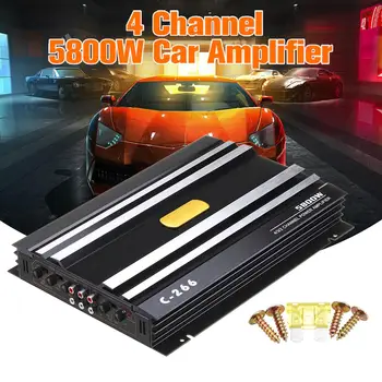 

5800 Watt 4 Channel 12V DigitalCar Amplifer Car Audio Power Amplifier Car Audio HIFI Amplifier for Cars Amplifier Subwoofer
