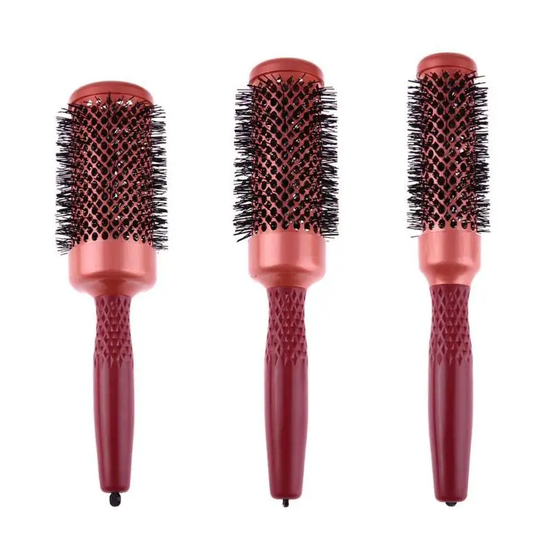 Round Hair Combs Aluminum Roll Brush DIY Hair Curling Comb Hair Scalp Massage Comb Hair styling hairdressing tools S/M/L Round Hair Combs Aluminum Roll Brush DIY Hair Curling Comb Hair Scalp Massage Comb Hair styling hairdressing tools S/M/L