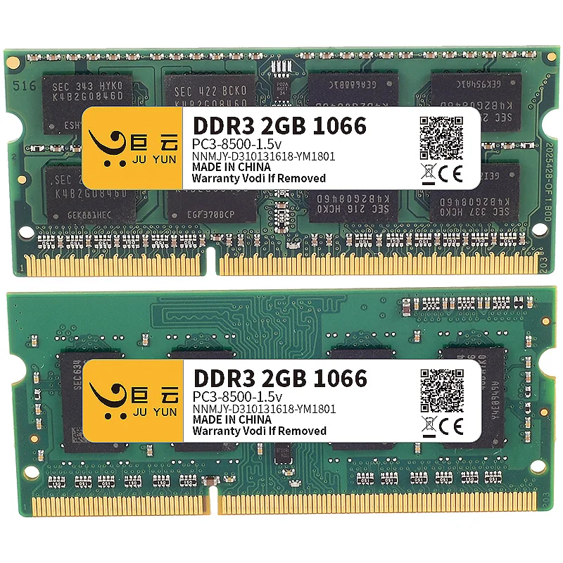 Ju Yun DDR3 2 Гб 1066 память для компьютера ноутбук памяти 1600 1333 МГц ноутбук компьютер совместимый 4 ГБ 8 ГБ напряжение 1,5 в