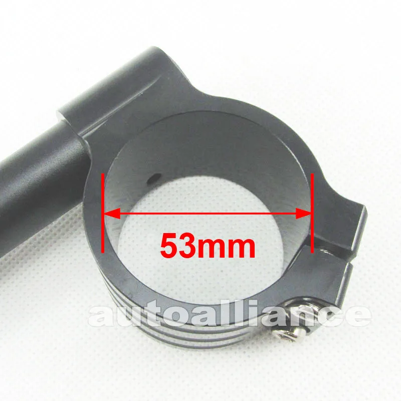 CNC 53 мм трубчатый зажим вилки 7/8 &quotРуль Для Ducati 748/916/996/998/749/999/848/1098/1198/StreetFighter Aprilia