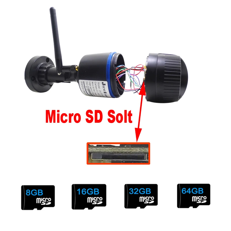 IP камера JIENUO Wi Fi 720/960/1080P HD беспроводная водонепроницаемая|Камеры