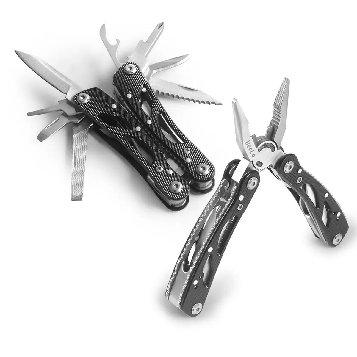 

Black 24 In 1 Multitool Pliers Multifunctional Portable Electrical Tool Folding Pocket Size Non-slip Pincers