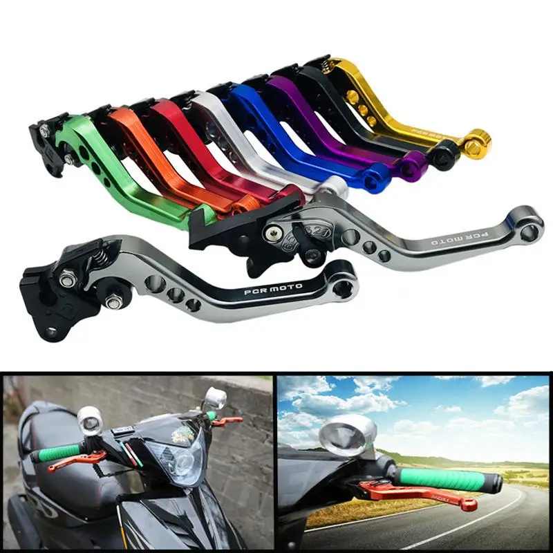 

Professional Moped Motorcycle Parts Modified Imitation For Fuxi WISP Fast Eagle Brake Hand Horn Adjustable Hand Lever GY6