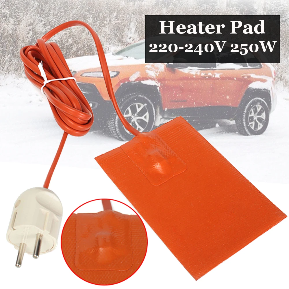 

Engine Heater Oil Pan Tank Heater Pad Heater Pan Heater 250 Watt 220 Volt DC