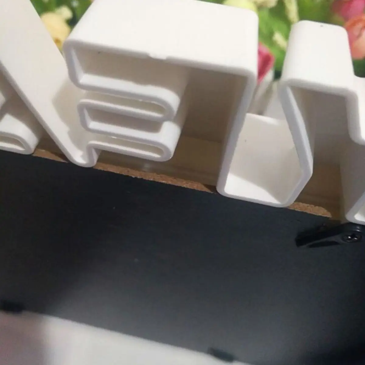 Marco de fotos de bebé lindo DIY estampado a mano o huella de 12 meses marco de fotos de bebé niño niña mi 1 año blanco decoración Para el hogar rosa azul