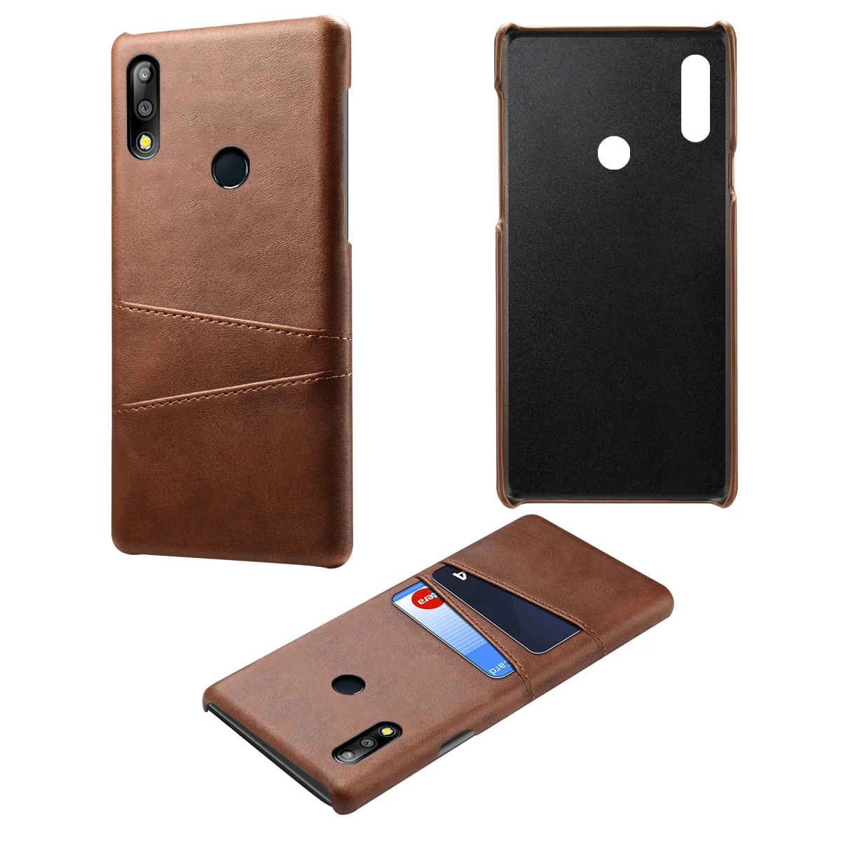 

For Asus Zenfone Max M2 ZB633KL Case Luxury PU Leather Card Slot Holder Soft TPU Cover For Asus Zenfone Max Pro M2 ZB631KL Case