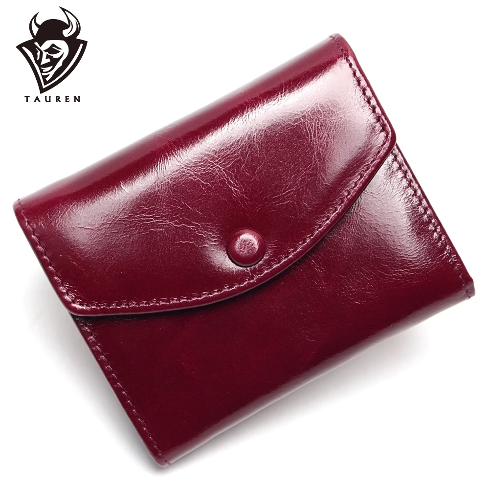 Скидка Винтажный женский кошелек из натуральной кожи, роскошный брендовый Кошелек для монет, мини кошелек для путешествий, женские кошельки и коше...