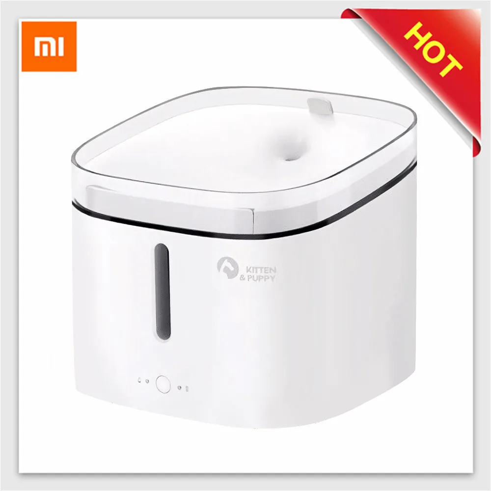 

Original Xiaomi Kitten Puppy Pet Water Dispenser Fountain Automatic Cat Living Water 2L Electric Pet Smart Dog Drinking Bowl
