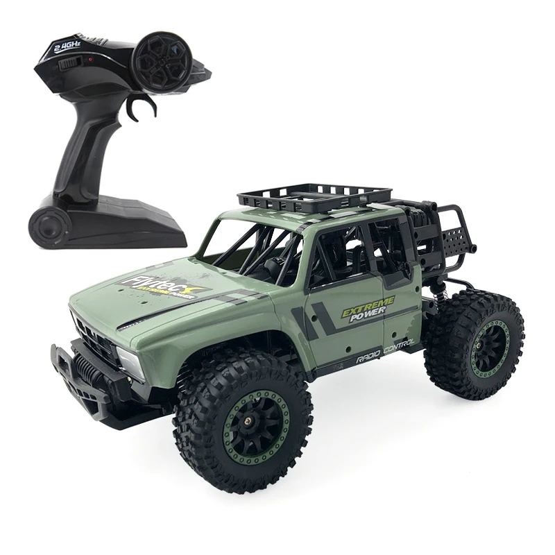 

Flytec SL 151A 1 / 14 Two-Wheel Drive Big Tail Semi-High Speed Car Toy The Anti-Collision Protection Design Remote Control Car