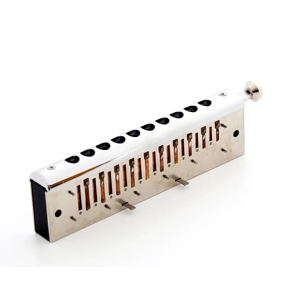 Easttop обновление хроматические гармоники 10 отверстий 40 тонов переключаемые тона деревянные музыкальные инструменты Металл арфа рот орган Лучшие