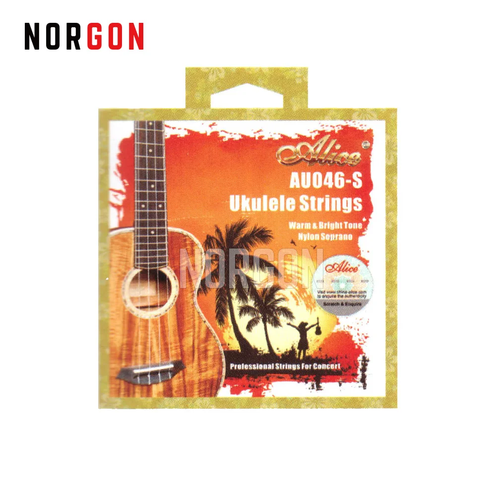 

Alice Advanced Ukulele Strings 21"-26" Anti-rust Coating for Soprano/Concert/Tenor/Baritone Modified Nylon String AU046