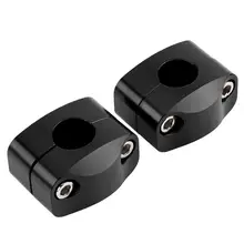 2 шт. универсальный мотоцикл 22 мм/0,87 дюймов руль передачи фиксированный код Клип держатель кода стояк зажимы CNC мотоцикл руль