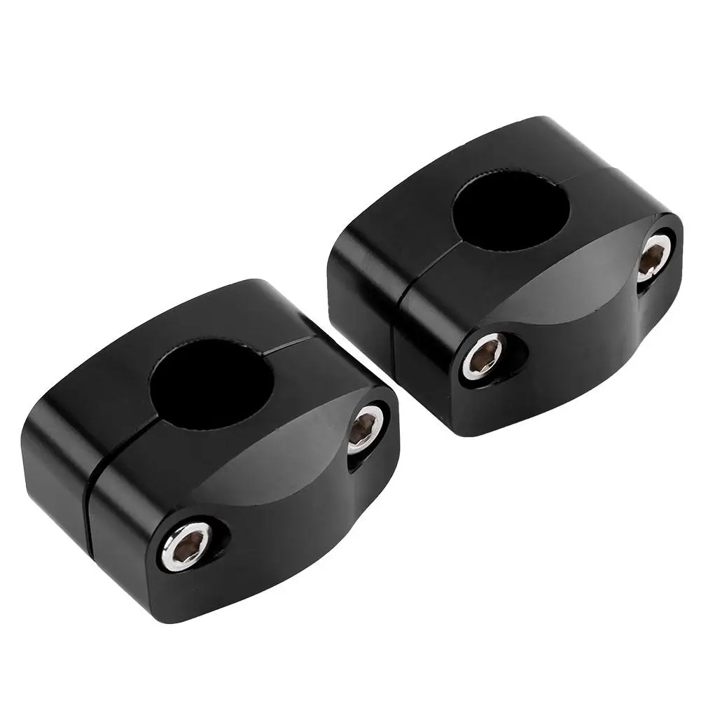 

2pcs Motorcycle Universal 22mm/ 0.87inch Handlebar Transfer Fixed Code Clip Code Holder Riser Clamps CNC motorcycle handlebar