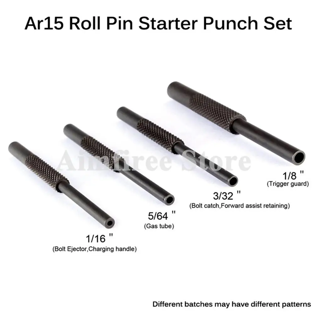Охотничий AR15 рулон винтовки штырь стартовый удар набор оружейный инструмент для AR-15 сверхмощный полый конец 1/1" 5/64" 3/3" 1/8"