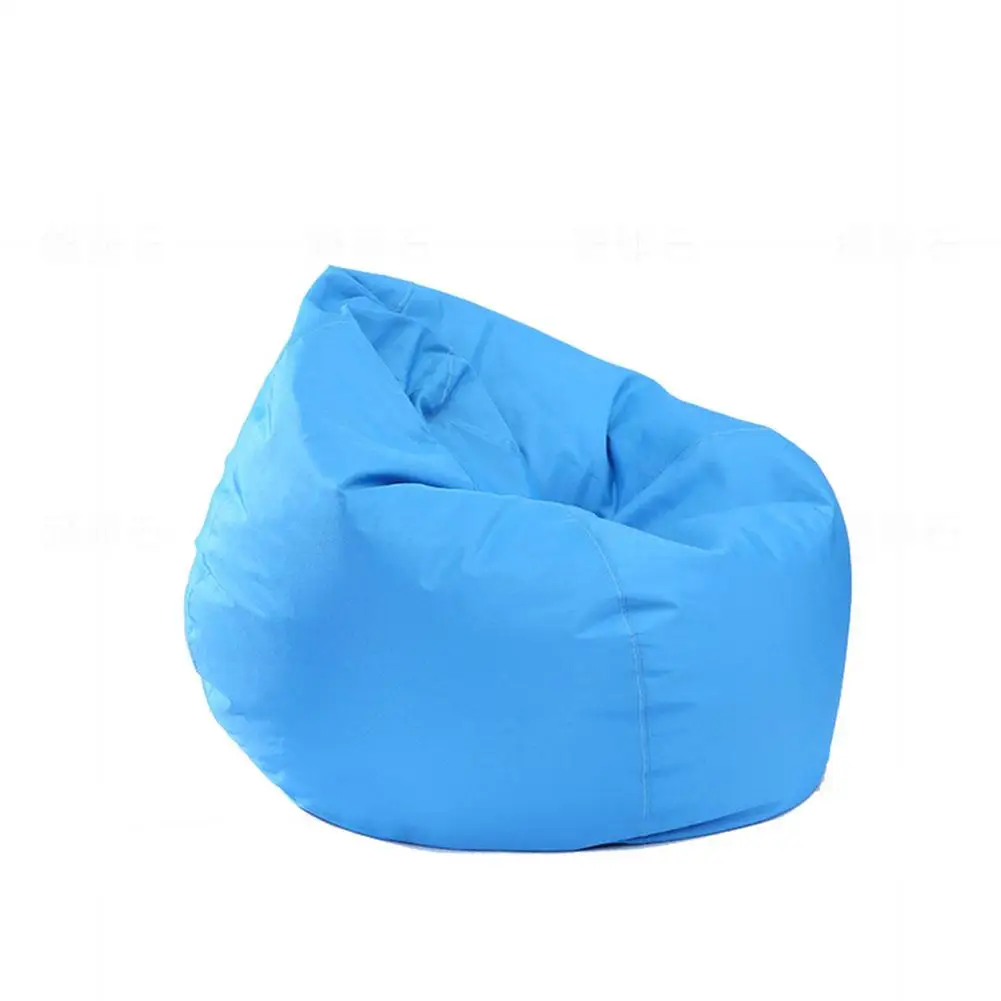 Adeeing Waterproof Bean Bag Solid Color Stuffed Animal Storage Toy Oxford Chair Cover Beanbag(filling is not included)