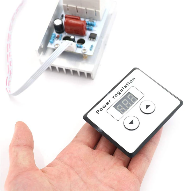 Dimmers Thermostat 10000w Digital Voltage Regulator Dimmer 80a Controller Potential Drop Emf Governor Electromotive | Электронные