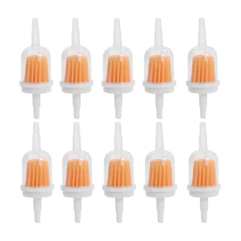 

10pcs/lot Universal Car Oil Filter Petrol Gas Gasoline Liquid Fuel Filter 6mm/8mm For Scooter Motorcycle Motorbike Motor New