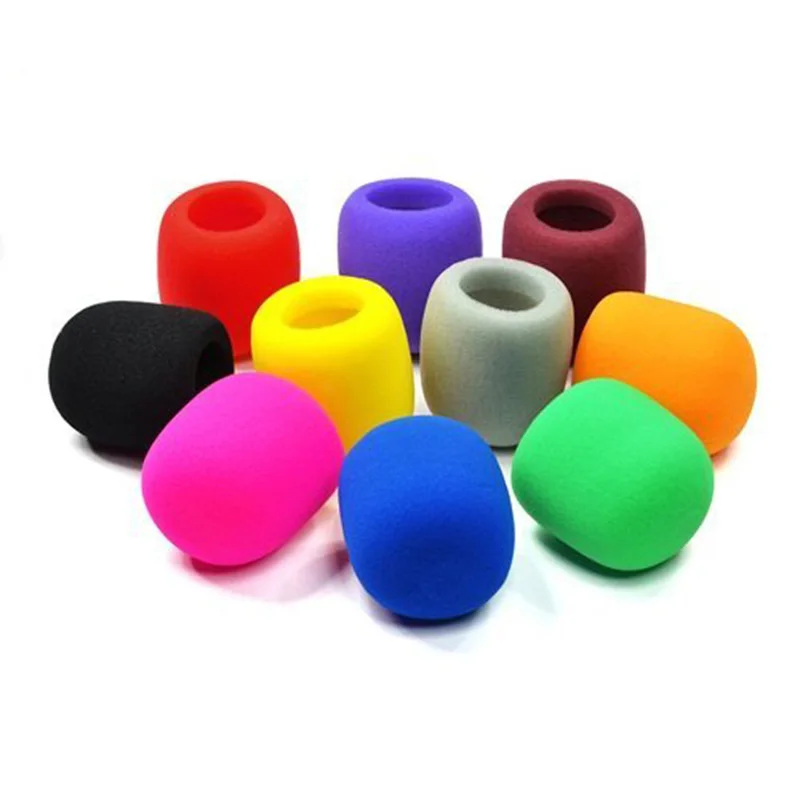 

10 Pack Handheld Stage Microphone Windscreen sponge Mic Cover Karaoke DJ