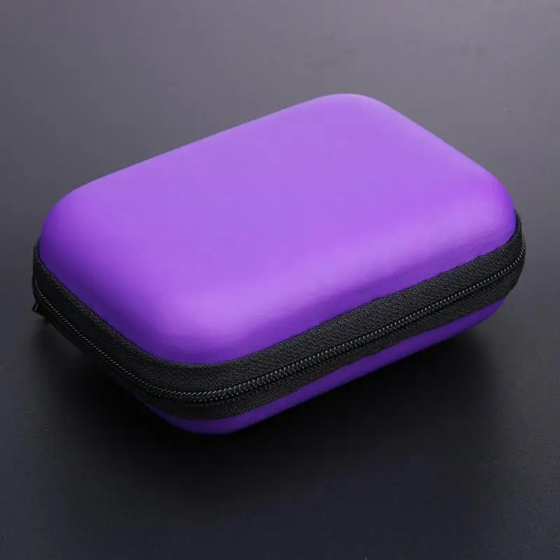 Bluetooth наушники кабель данных SD карта коробка для хранения мини квадрат EVA чехол