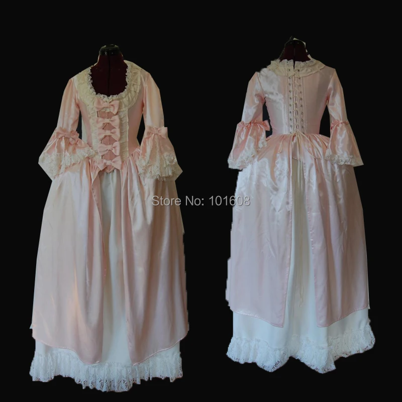 

New Arrival!Retro Pink Taffeta Victorian dresses Civil War Gown historical Southern Belle Retro Cosplay regency dress HL-438