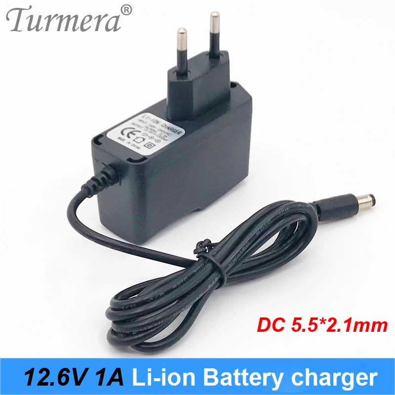 12.6v 12v battery charger for lithium battery charger 12v 1a with dc 5.5*2.1 for shura screwdriver battery eu plug Turmera 12.6v 12v battery charger for lithium battery charger 12v 1a with dc 5.5*2.1 for shura screwdriver battery eu plug Turmera