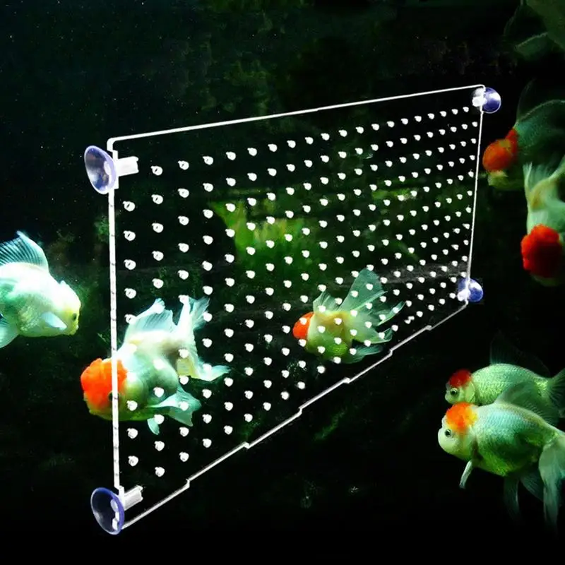 Acrylic Fish Tank Isolation Divider Filter Board Aquarium Net Divider