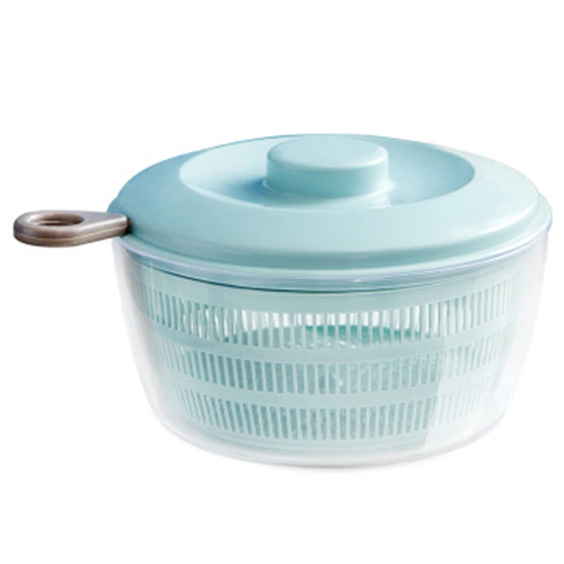 

Easy Spin Salad Spinner Kitchen Acccessories Vegetables Dehydrator Dryer Fruit Colander Basket Kitchen Gadgets Salad Tools