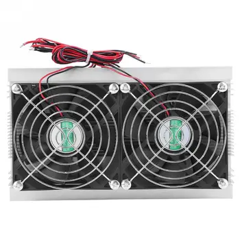 

Dual-core Semiconductor Refrigeration Cooler DIY Air Cooling Device Air Cooling Dehumidification Power Equipment Supply EU220V