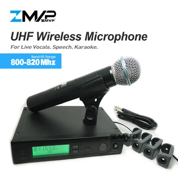 

UHF Professional SLX24 Performance Wireless Microphone System With BETA58A Handheld Transmitter Mic For Live Vocals 800-820Mhz
