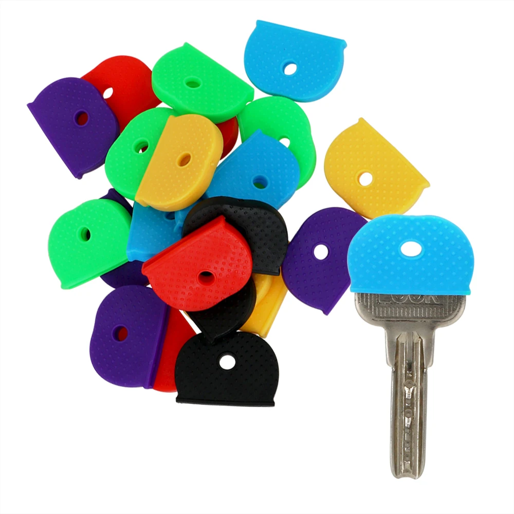 

Car Key Case Shell Elasticity Key Protector 24pcs/pack Rubber Keyring Auto Accessories Car-styling