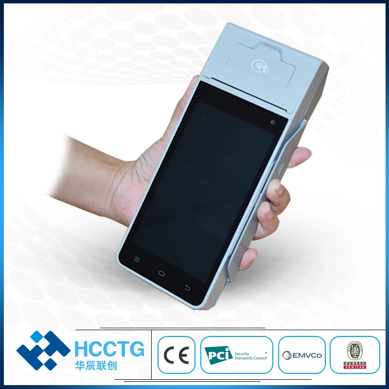 Сенсорный экран сертифицированный EMV Android pos терминал с Sim картой возможностью